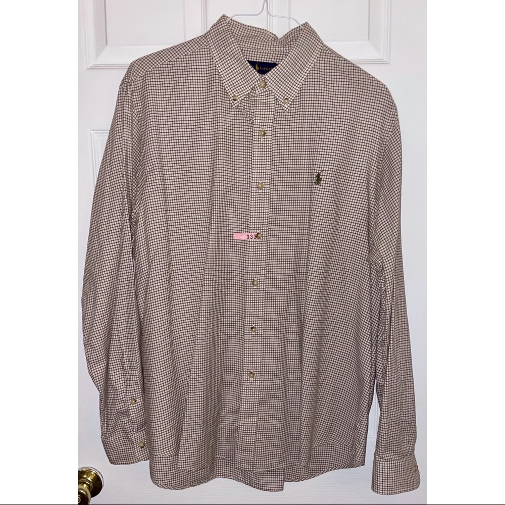 •Ralph Lauren• Plaid Button Down